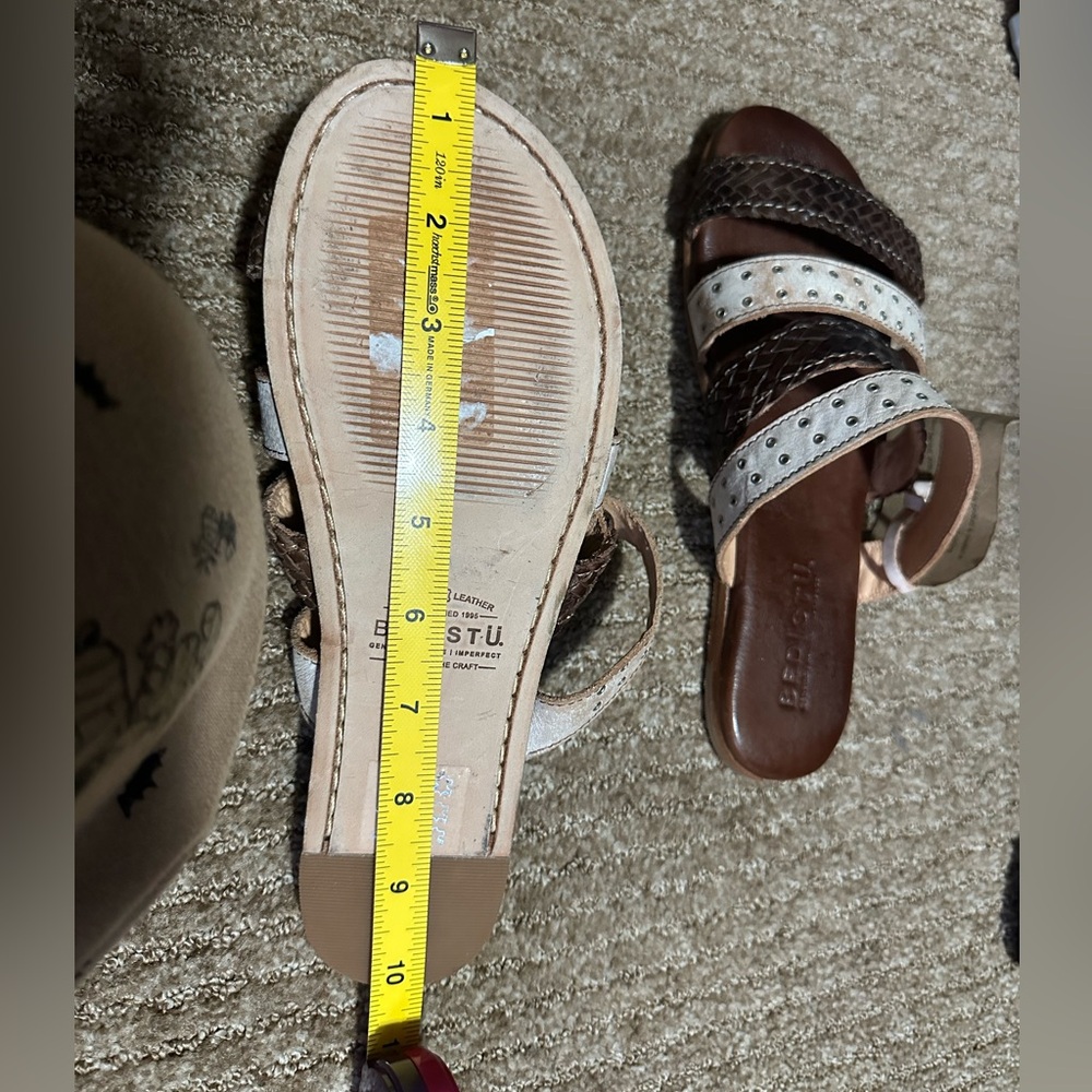BedStu Women's Sandals in Brown and Cream - Picture 8 of 8